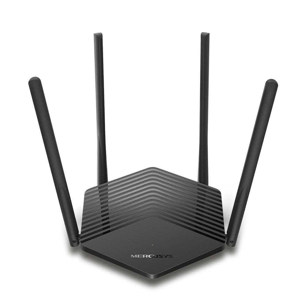 Wireless Router|MERCUSYS|1500 Mbps|Wi-Fi 6|IEEE 802.11a/b/g|IEEE 802.11n|IEEE 802.11ac|IEEE 802.11ax|3×10/100/1000M|LAN WAN ports 1|Number of antennas 4|MR60X