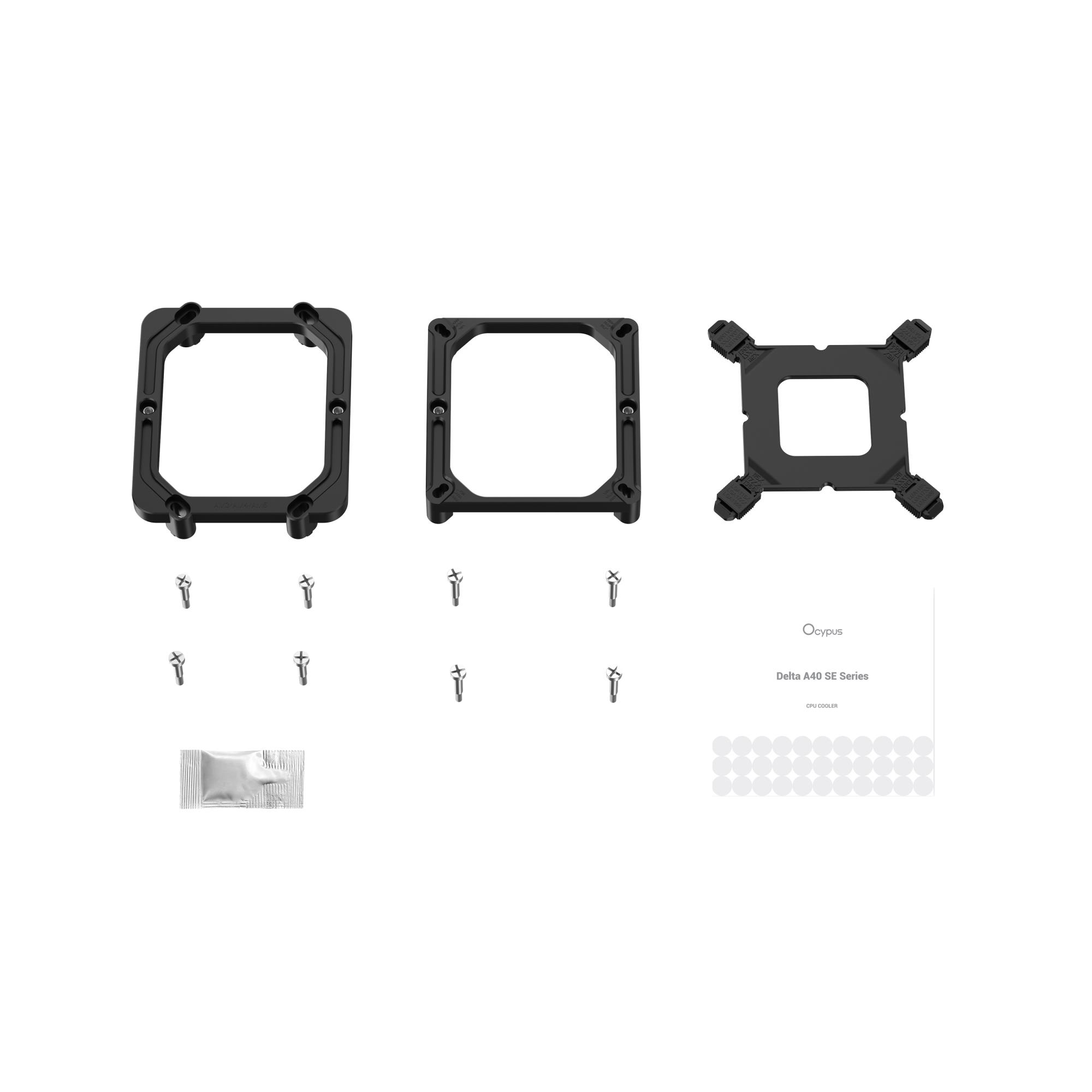 Система охолодження для компютерного процесора DELTA A40 SE BK ARGB (DELTA-A40-BK1AAWN00S-GL) OCYPUS на малюнкі №9