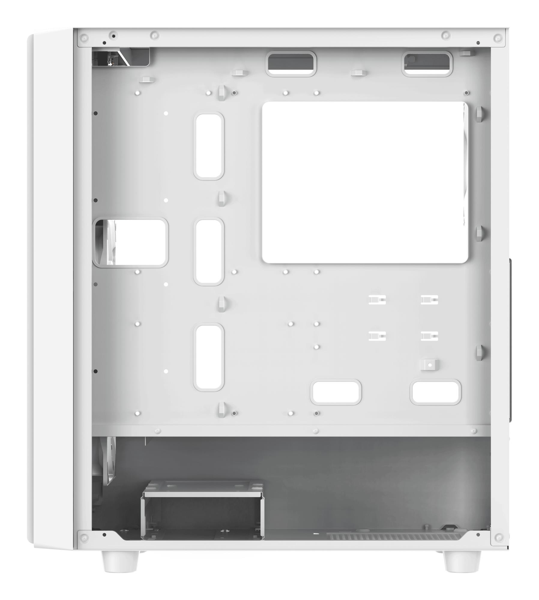 Корпус для компютера ATX W/O PSU GAMMA C70 WH ARGB (GAMMA-C70-WHG400XX-GL) OCYPUS на малюнкі №7