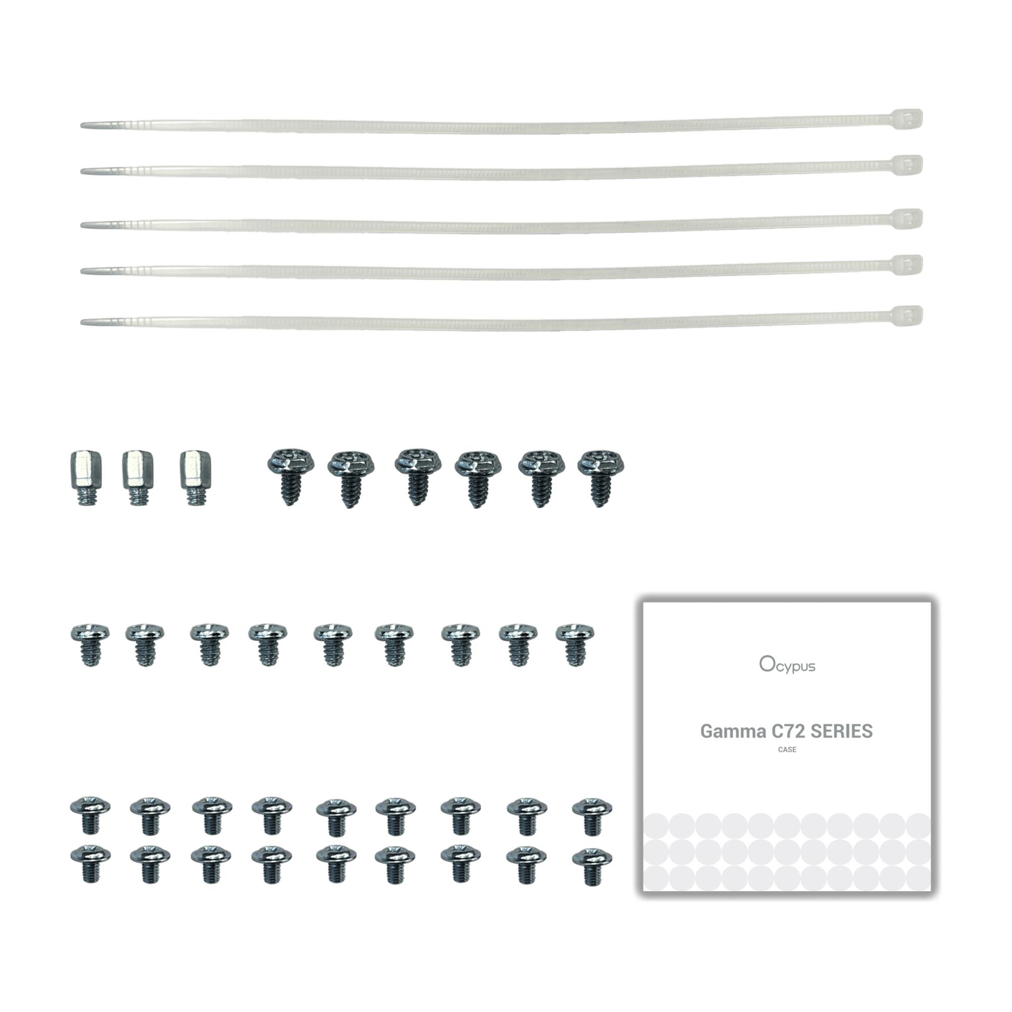 Корпус для компютера ATX W/O PSU GAMMA C72 WH ARGB (GAMMA-C72-WHD400XX-GL) OCYPUS на малюнкі №11
