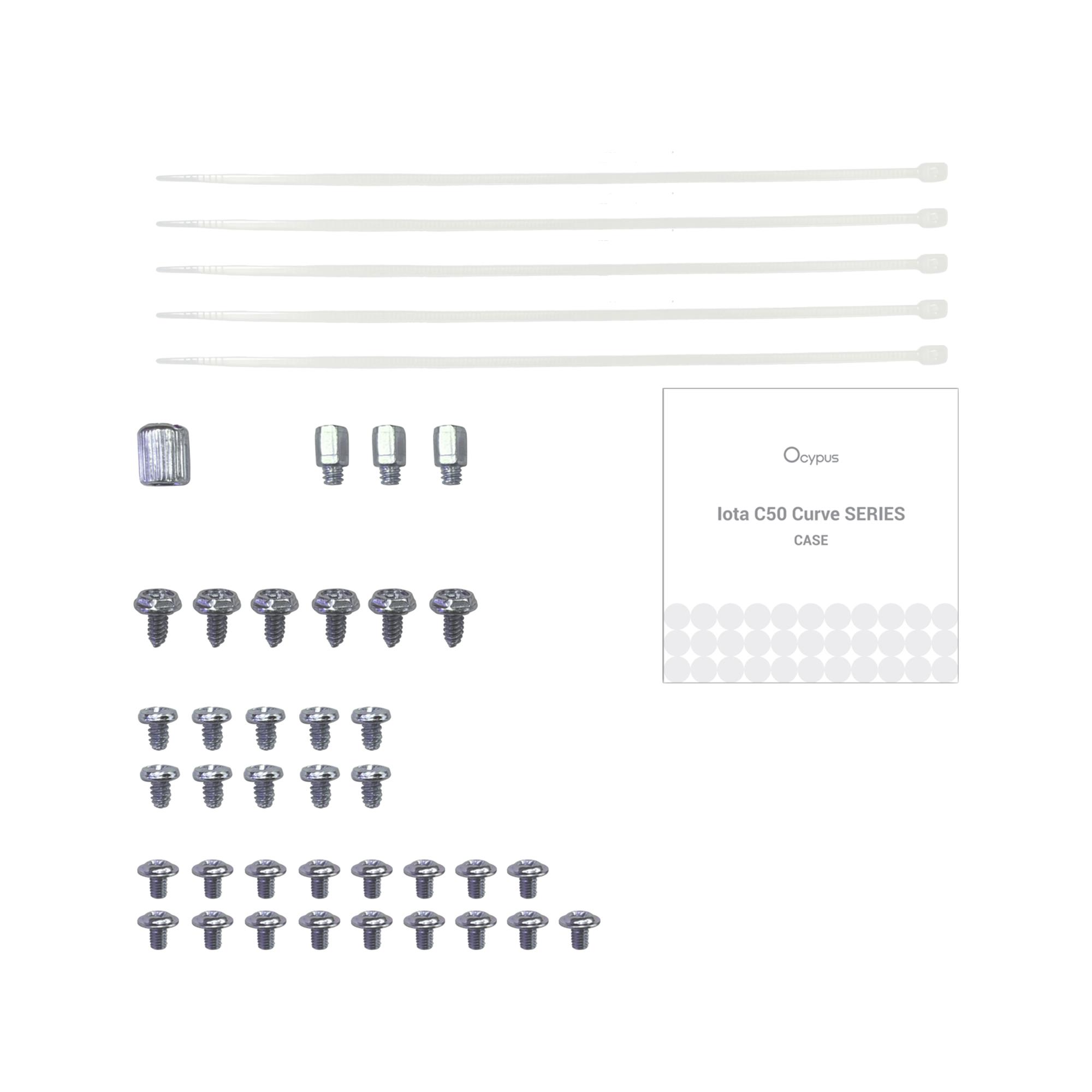 Корпус для компютера IOTA C50 WH CURVE ARGB DIGITAL (IOTA-C50-WHD300CD-GL) OCYPUS на малюнкі №10