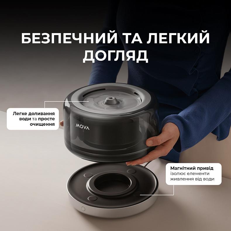 Розумна поїлка фонтанчик для тварин Mova WF20 Pro PWB10A (Чорний) дивитися зображення № 6