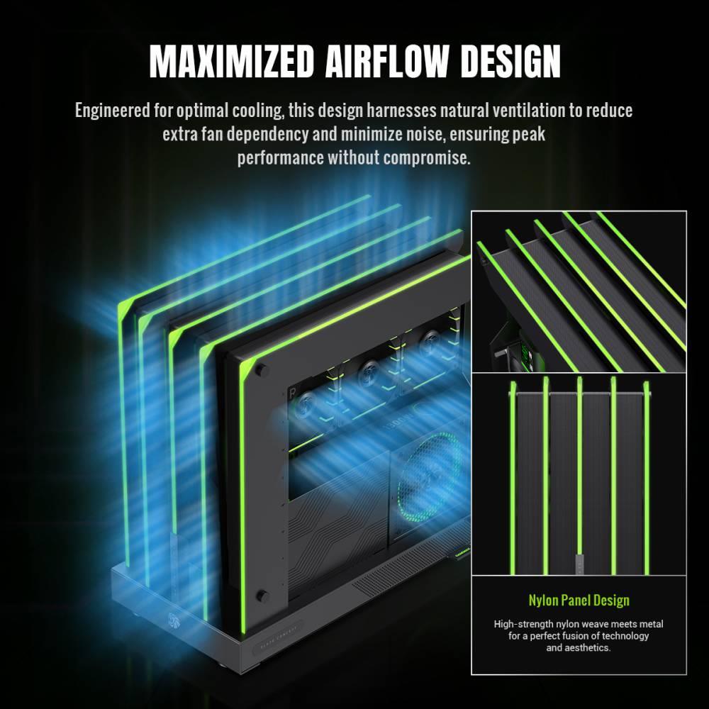 Корпус для компютера ATX W/O PSU BLADE CONCEPT GAMEMAX на малюнкі №9