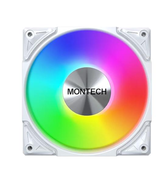 Набір із трьох вентиляторів для корпусу 120MM METAL PRO 12 ARGB 3 PACK (W) MONTECH на малюнкі №3