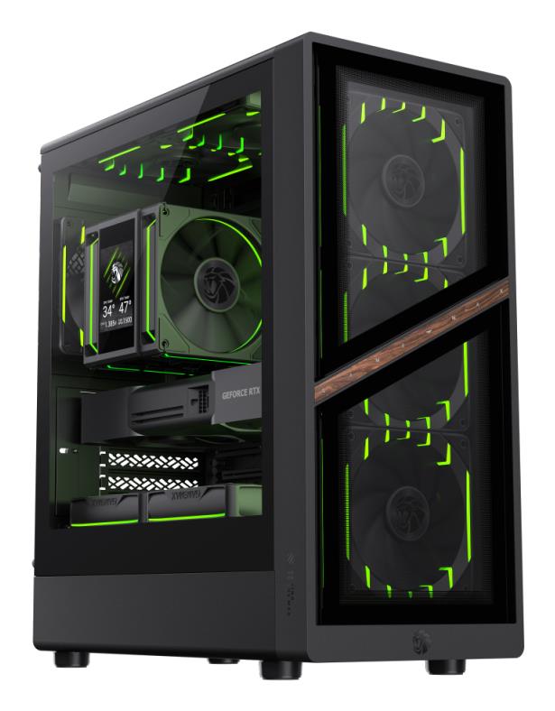 Корпус для компютера ATX W/O PSU AERIS 330 GB GAMEMAX на малюнкі №3