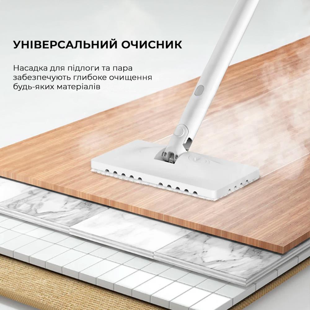 Багатофункціональний пароочисник Deerma Multi-function Steam Cleaner 1600W White (DEM-ZQ610) на малюнкі №12