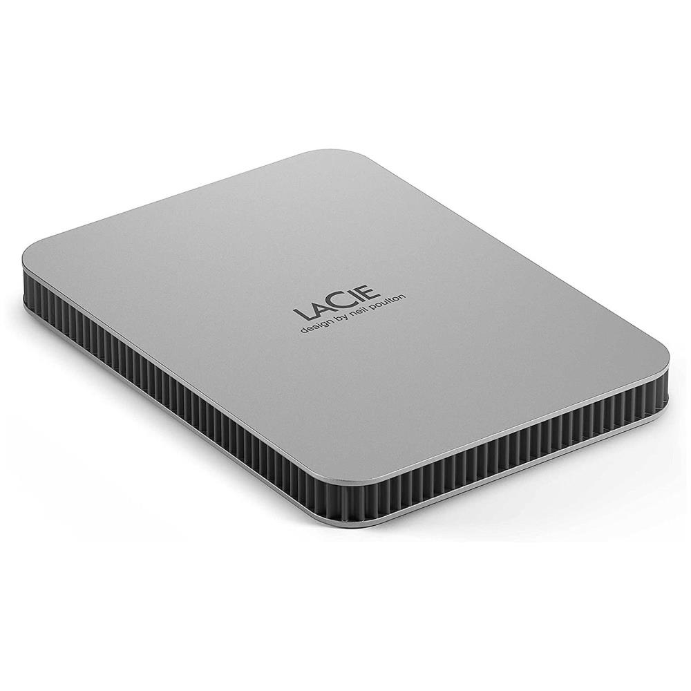 External HDD LACIE Mobile Drive 1TB USB-C Colour Silver STLP1000400