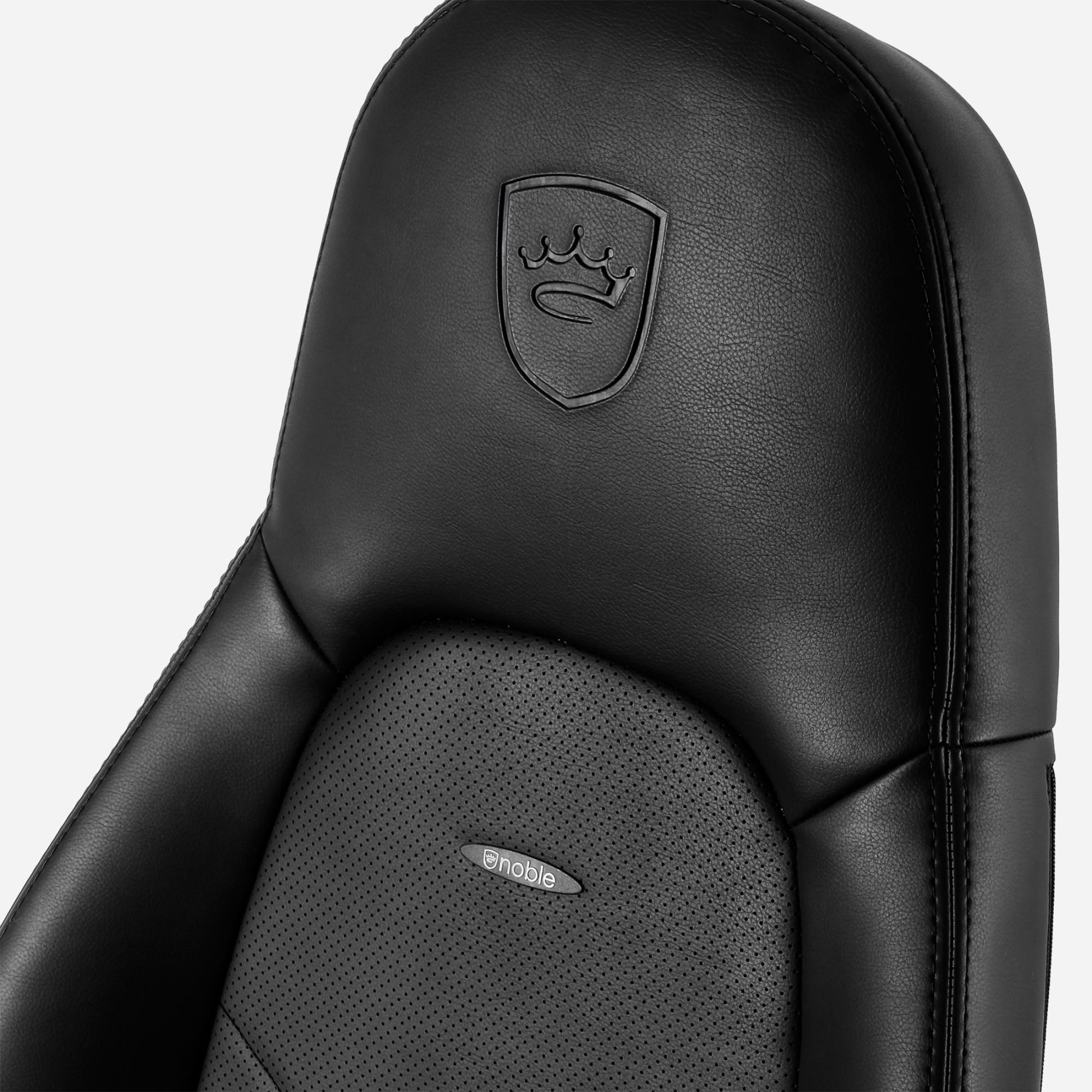 Ігрове крісло Noblechairs ICON штучна шкіра, чорний на малюнкі №4