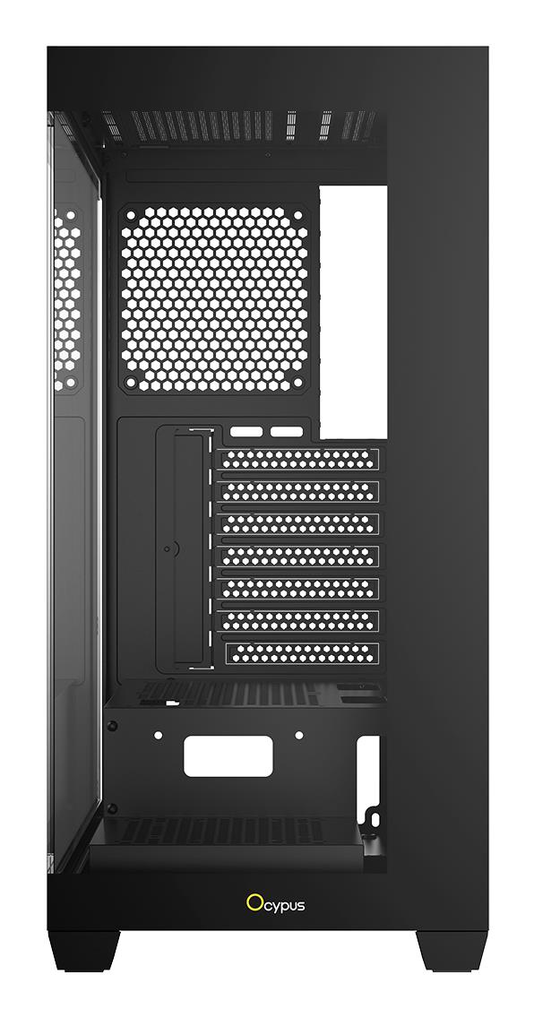 Корпус для компютера ATX W/O PSU GAMMA C72 BK (GAMMA-C72-BKD000XX-GL) OCYPUS на малюнкі №2