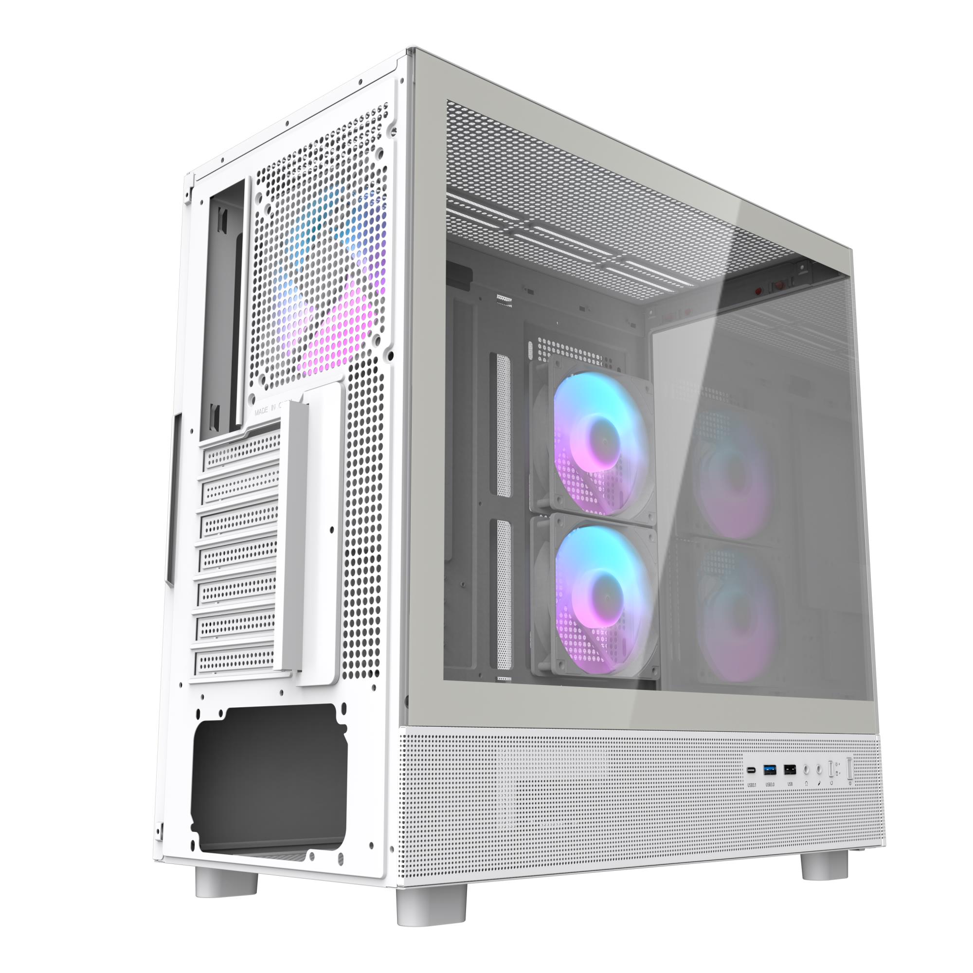 Корпус для компютера DARK FLASH ATX без блока живлення DPX90 білий на малюнкі №8