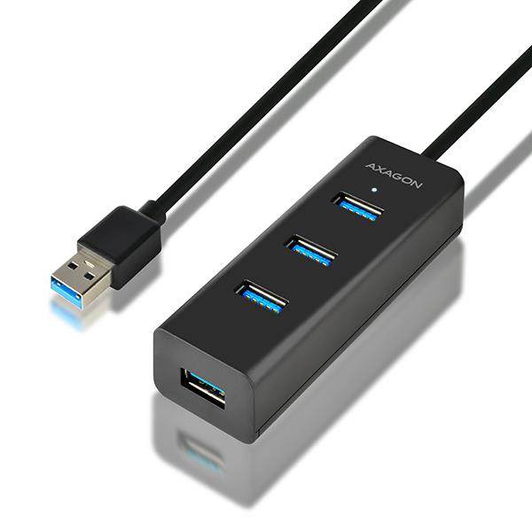 I/O HUB USB3.0 4PORT CHARGING/1.2 M HUE-S2 BL AXAGON