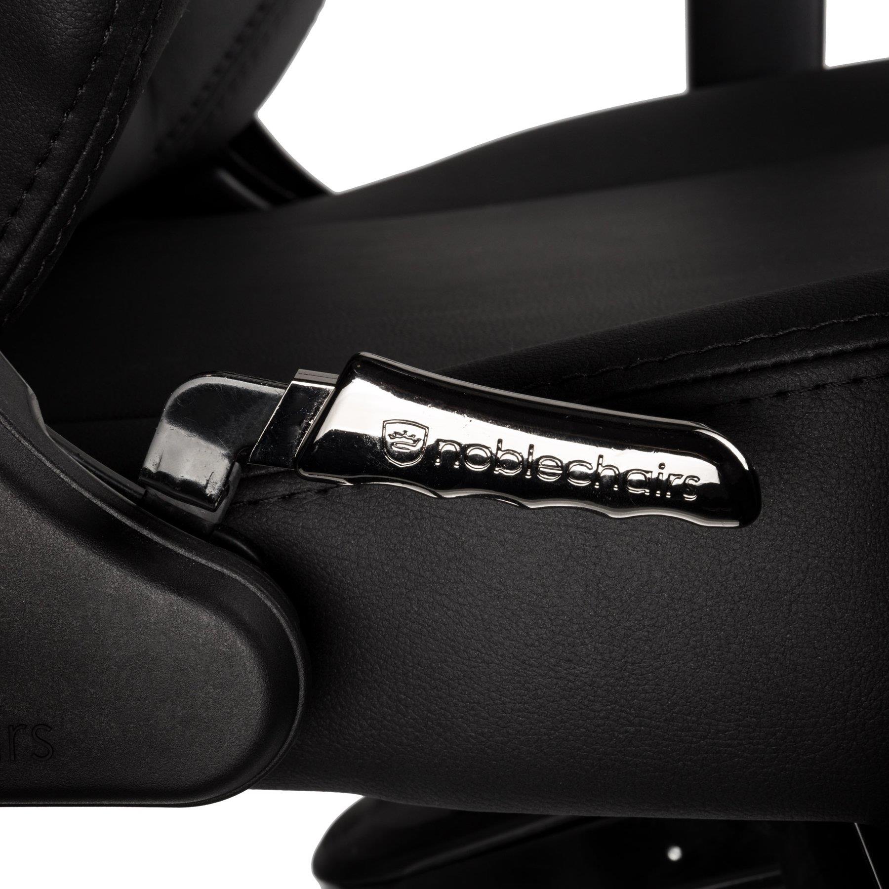 Ігрове крісло Noblechairs HERO високотехнологічна штучна шкіра, чорний на малюнкі №8