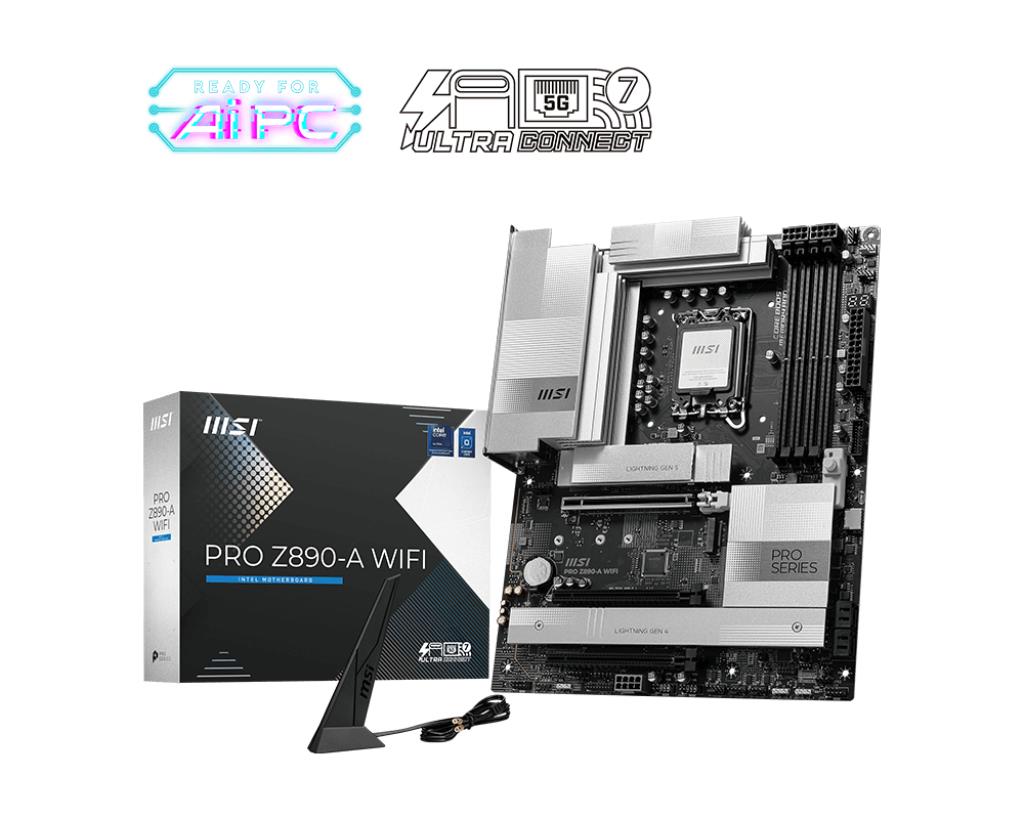 Mainboard|MSI|Intel Z890|LGA1851|ATX|Memory DDR5|Memory slots 4|PROZ890-AWIFI