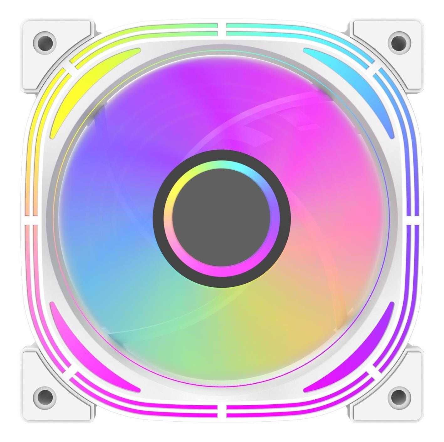 CASE FAN 120MM INF24 3IN1(PWM)/WHITE DARK FLASH