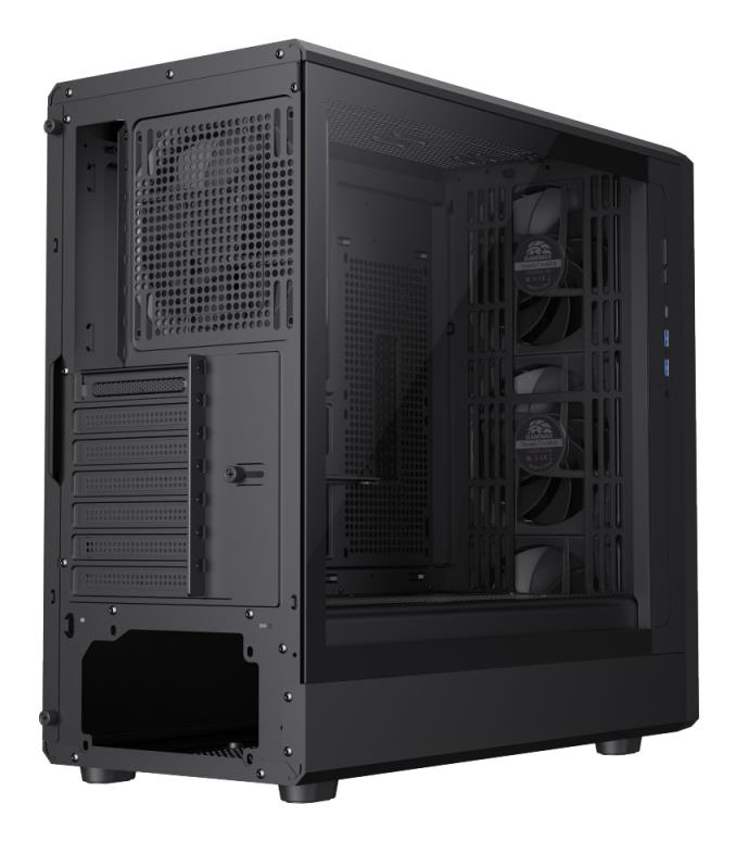 Корпус для компютера ATX W/O PSU CLAW 460 BK GAMEMAX на малюнкі №13