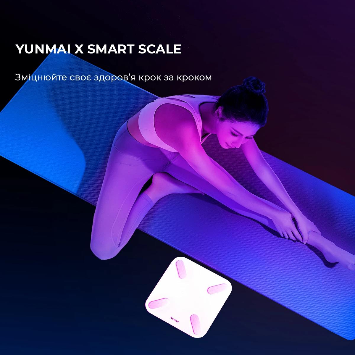 Розумні ваги YUNMAI X Smart Scale YMBS-M268 (Білий) дивитися зображення № 3