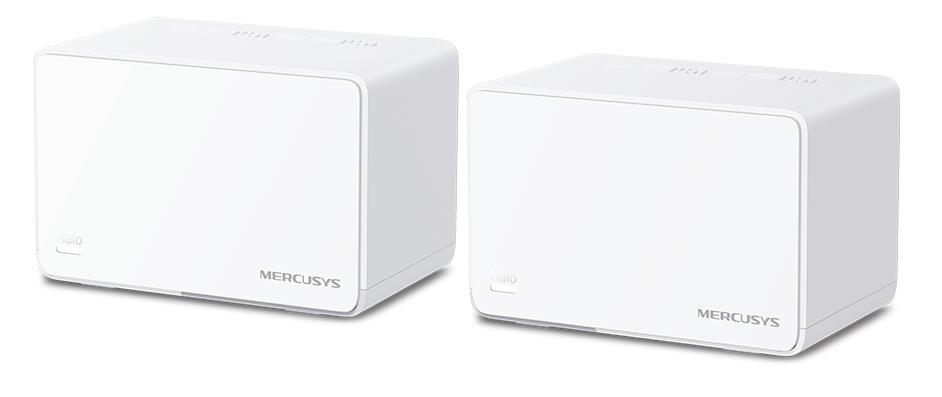 Wireless Router|MERCUSYS|Wireless Router|2-pack|3000 Mbps|Mesh|3×10/100/1000M|HALOH80X(2-PACK)