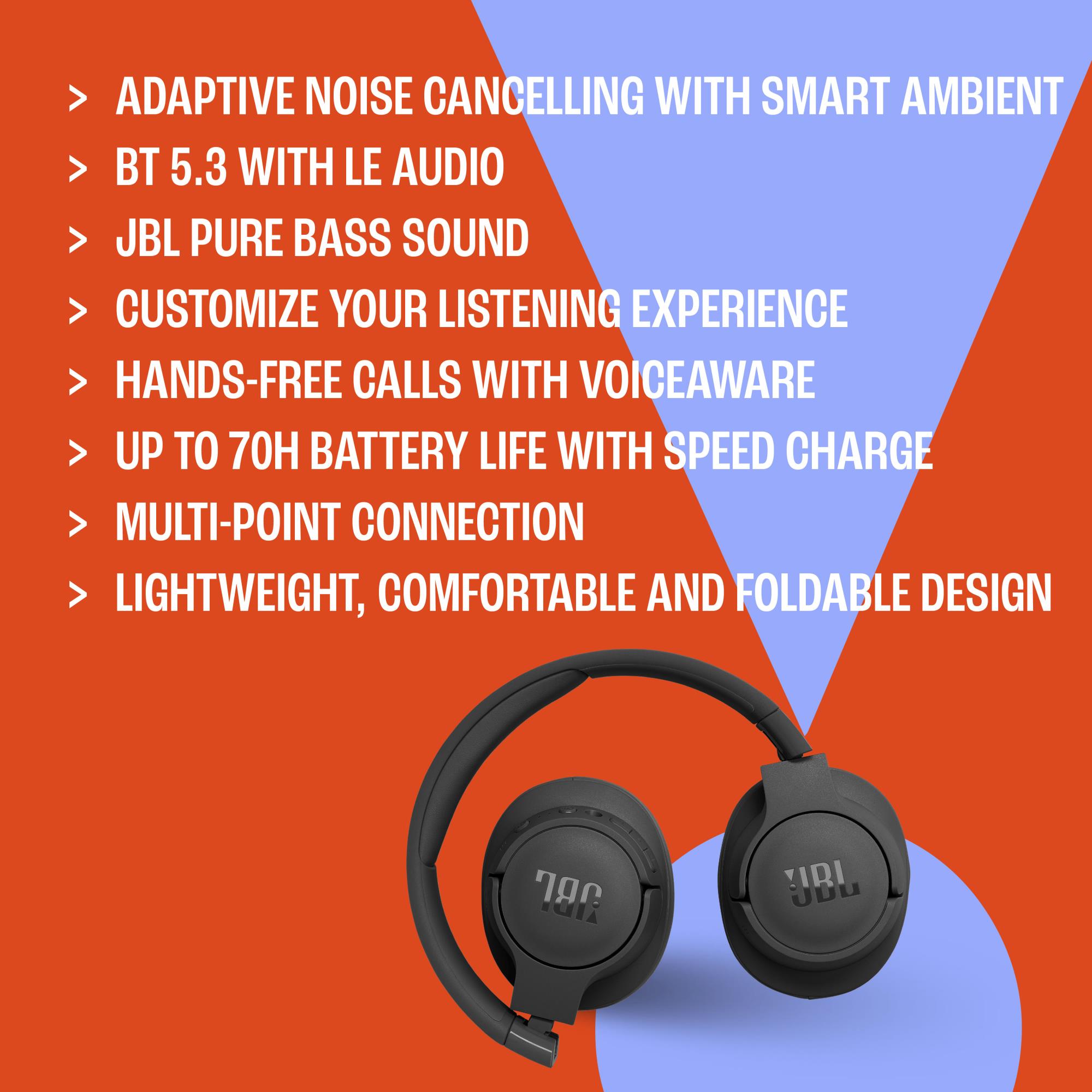 Навушники з БТ JBLT770NCBLU дивитися зображення № 10