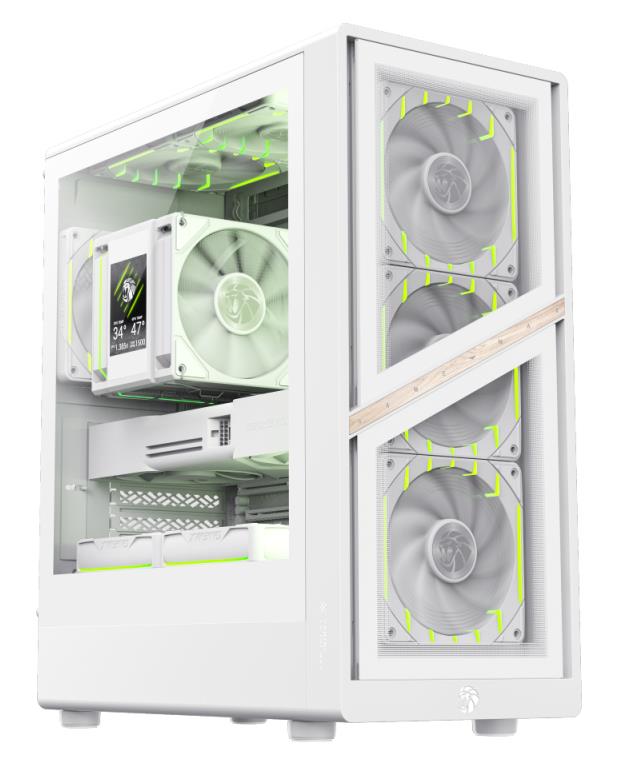 Корпус для компютера ATX W/O PSU AERIS 330 GW GAMEMAX на малюнкі №5