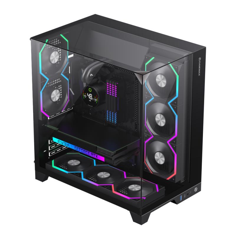 Корпус для компютера ATX W/O PSU INFINITY PRO BK GAMEMAX на малюнкі №5