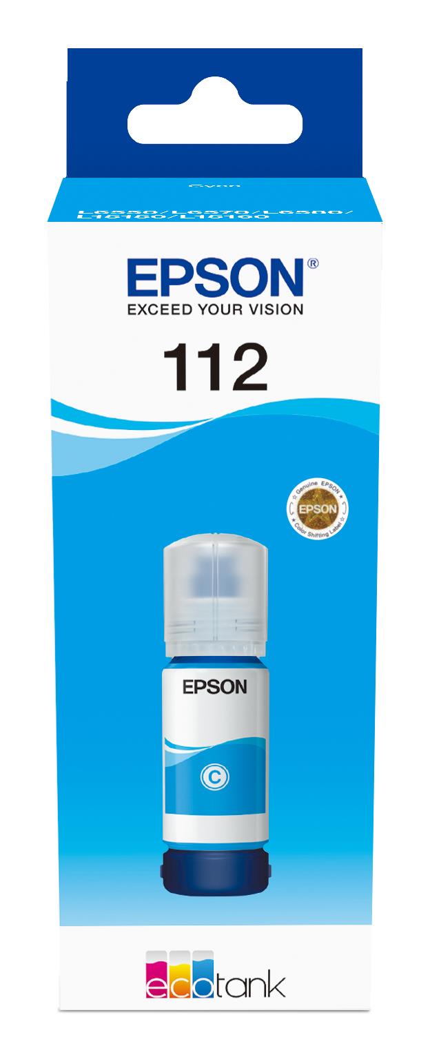 Ink Bottle Cyan 112 70ML/Ecotank C13T06C24A Epson