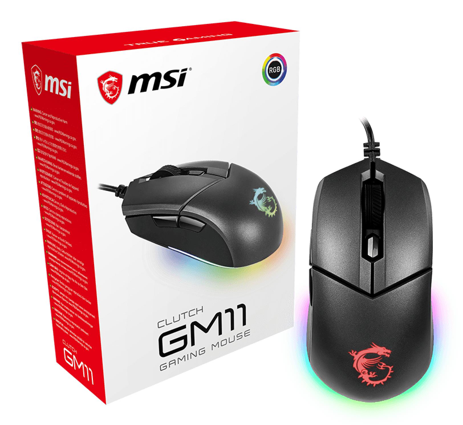 Mиша USB OPTICAL GAMING CLUTCH GM11 MSI на малюнкі №6