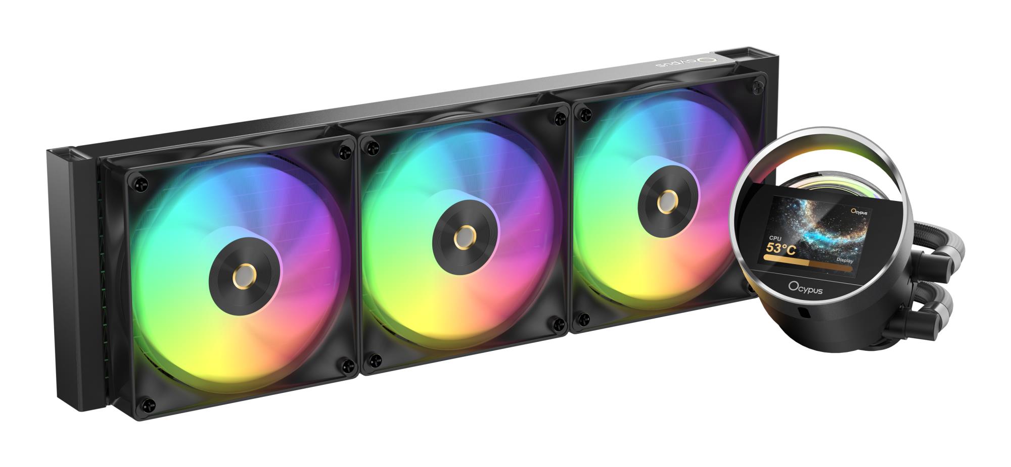 Система рідинного охолодження для компютерного процесора SIGMA L36 BK ARGB (SIGMA-L36-BK3AAWWN00X-GL) OCYPUS на малюнкі №1