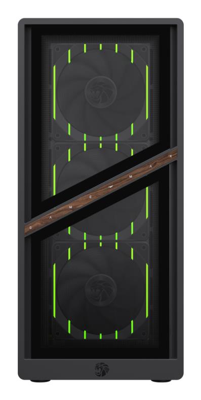 Корпус для компютера ATX W/O PSU AERIS 330 GB GAMEMAX на малюнкі №6