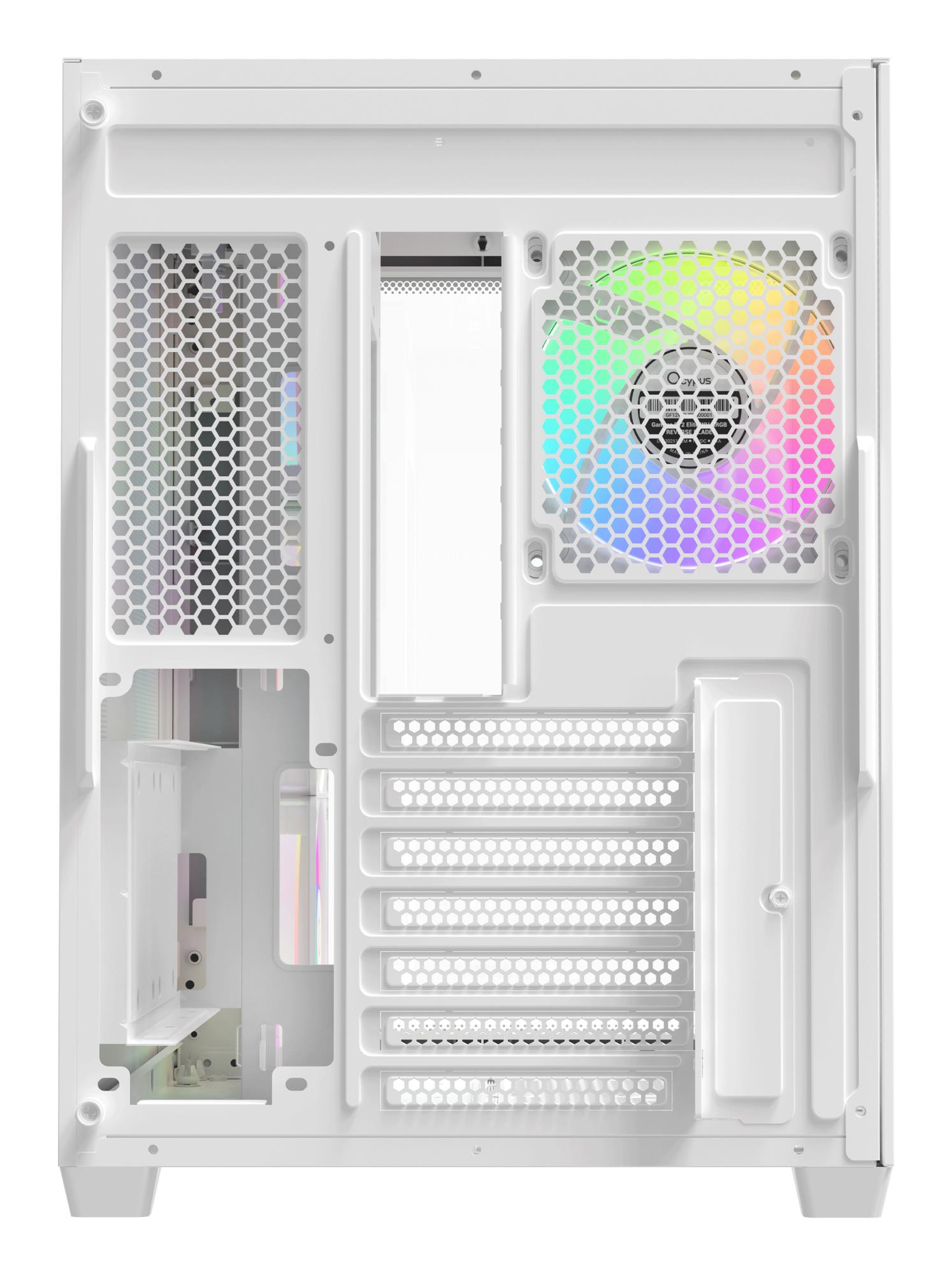 Корпус для компютера IOTA C70 WH CURVE ARGB DIGITAL (IOTA-C70-WHD400CD-GL) OCYPUS на малюнкі №5