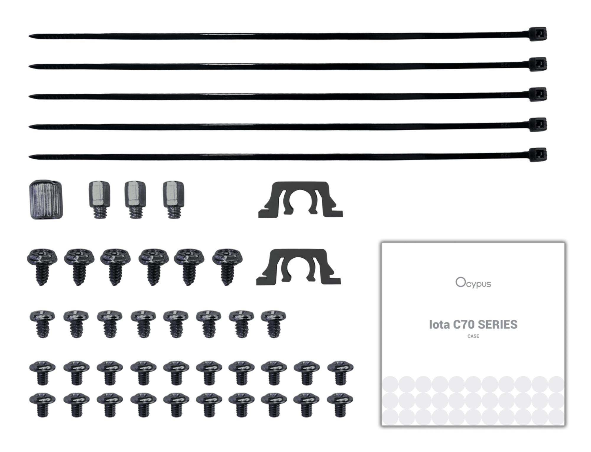 Корпус для компютера ATX W/O PSU IOTA C70 BK ARGB (IOTA-C70-BKD600XX-GL) OCYPUS на малюнкі №10
