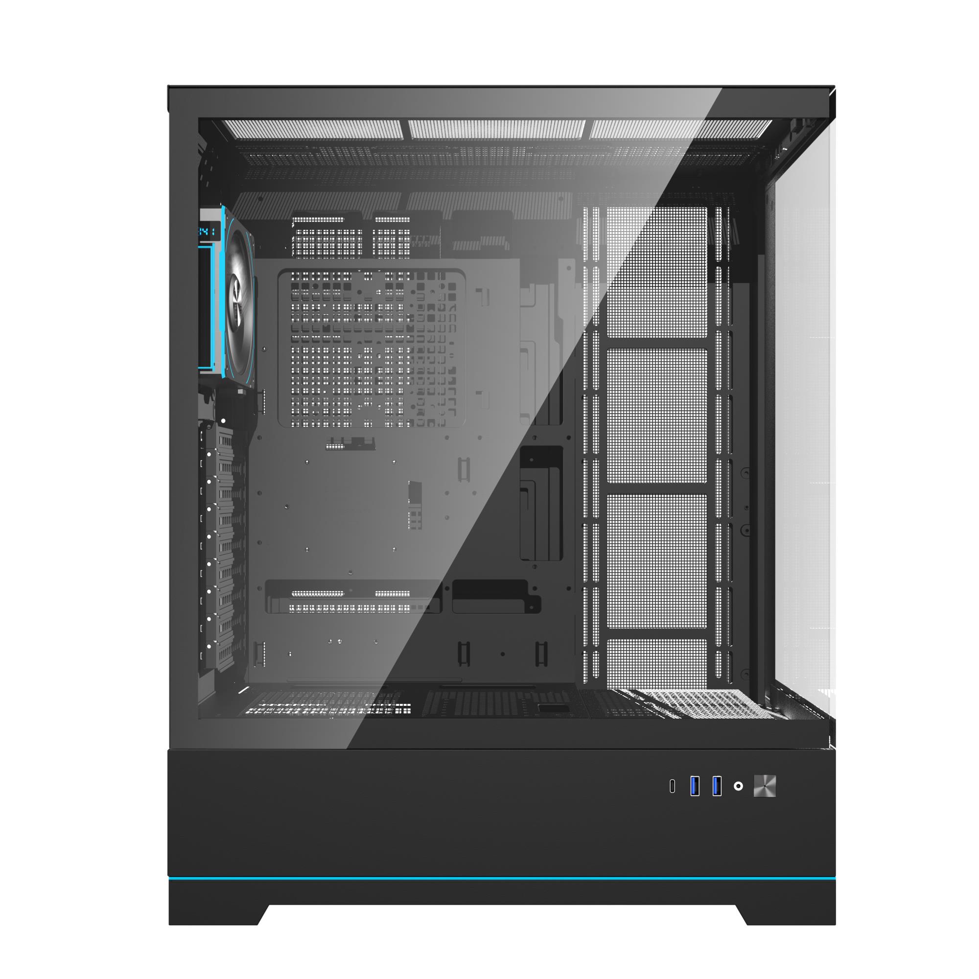 Корпус для компютера DARK FLASH ATX без блока живлення DY451L PRO чорний на малюнкі №4