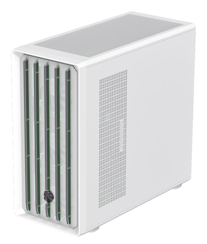 Корпус для компютера ATX W/O PSU CLAW 460 WH GAMEMAX на малюнкі №9