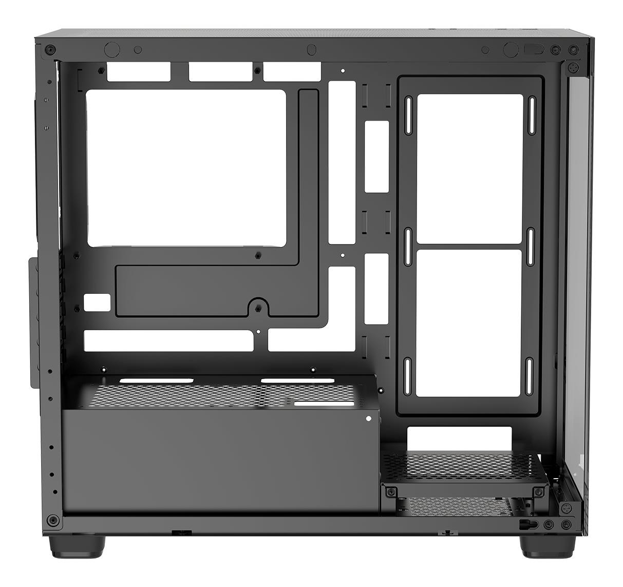 Корпус для компютера MATX W/O PSU GAMMA C52 BK (GAMMA-C52-BKD000XX-GL) OCYPUS на малюнкі №6