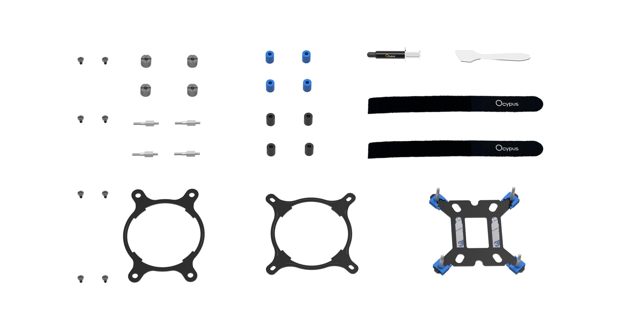 Система рідинного охолодження для компютерного процесора DELTA L36 BK ARGB V2 (DELTA-L36-BK3AAWNN02X-GL) OCYPUS на малюнкі №8