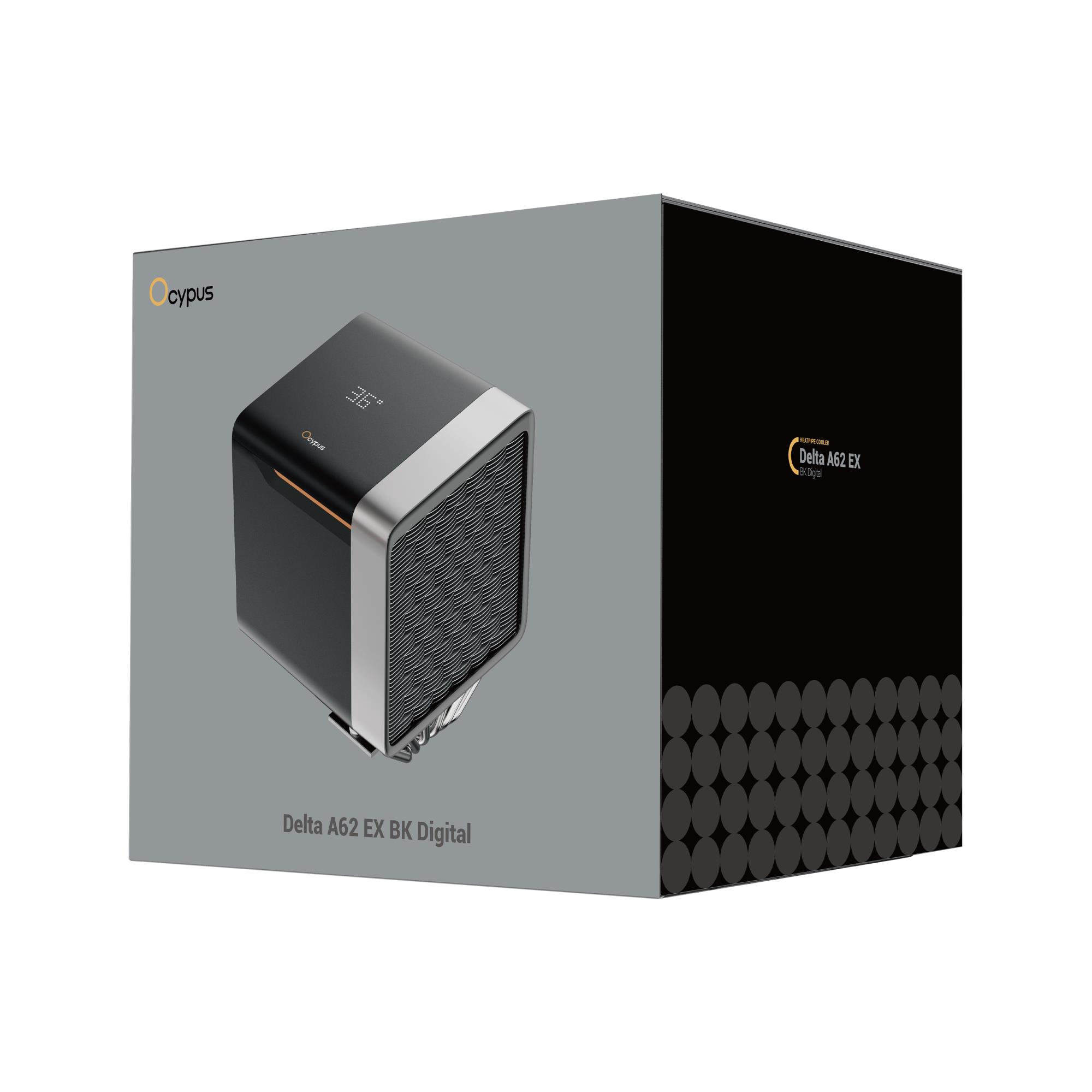 Система охолодження для компютерного процесора DELTA A62 EX BK DIGITAL (DELTA-A62-BK2NNWD00E-GL) OCYPUS на малюнкі №6
