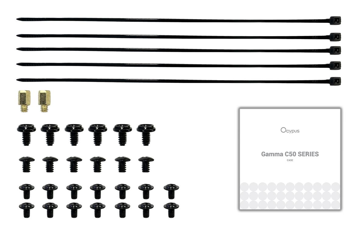 Корпус для компютера MATX W/O PSU GAMMA C50 BK ARGB (GAMMA-C50-BKG400XX-GL) OCYPUS на малюнкі №12