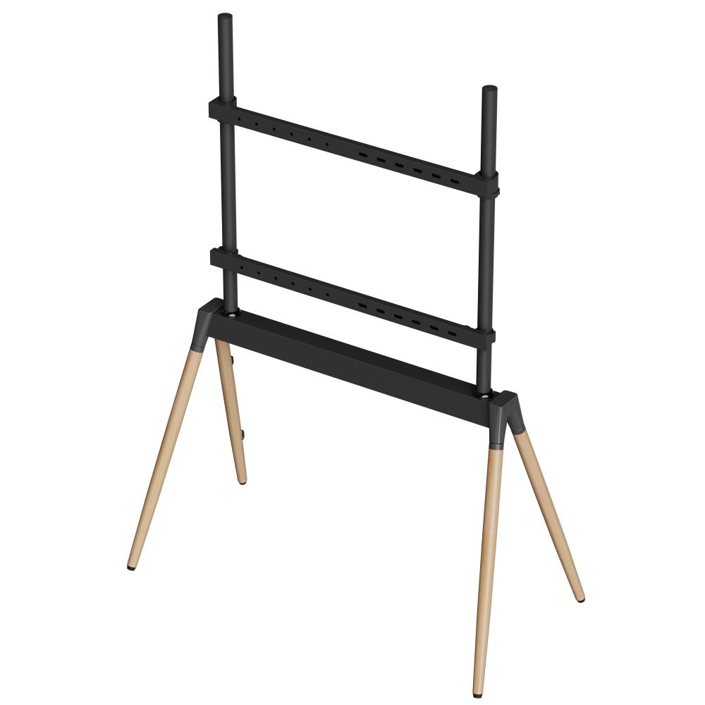 TV SET ACC FLOOR STAND 55-86"/BLK/WOOD TVS-86 F-01-BK GEMBIR...