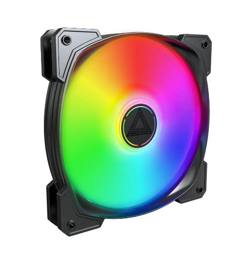 Набір із трьох вентиляторів для корпусу 140MM HP140 ARGB PWM (B) MONTECH на малюнкі №1