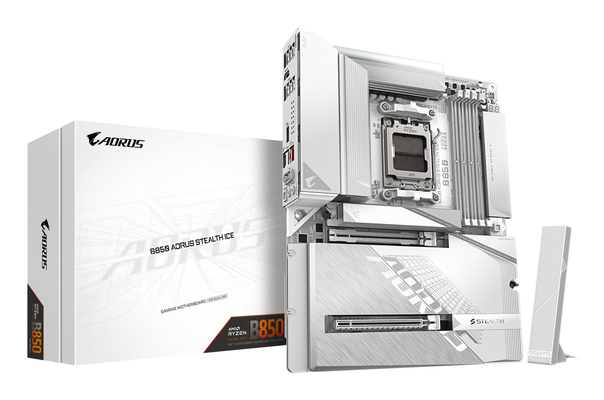 Mainboard|GIGABYTE|AMD B850|SAM5|ATX|Memory DDR5|B850ASTEALTHICE1.0