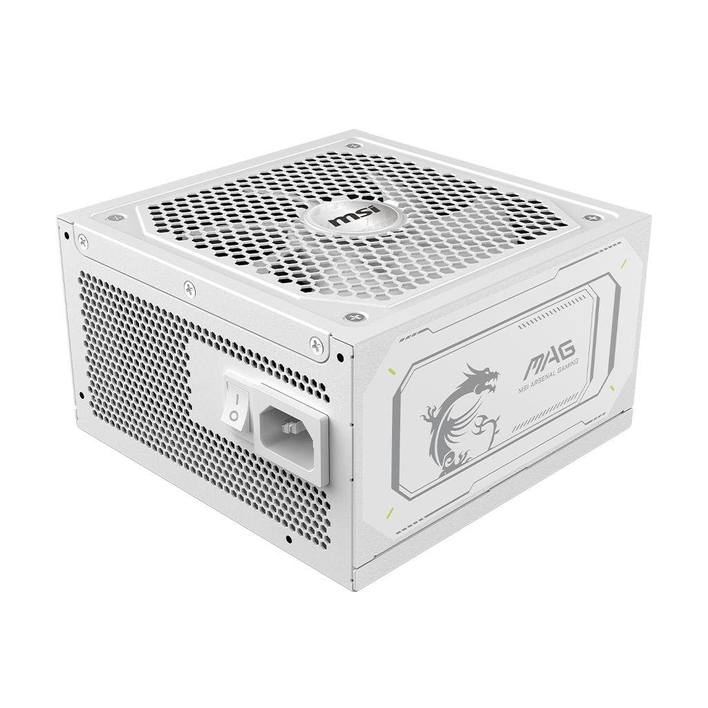 Блок живлення ATX 1000W MAG A1000GL PCIE5 WHITE MSI на малюнкі №6