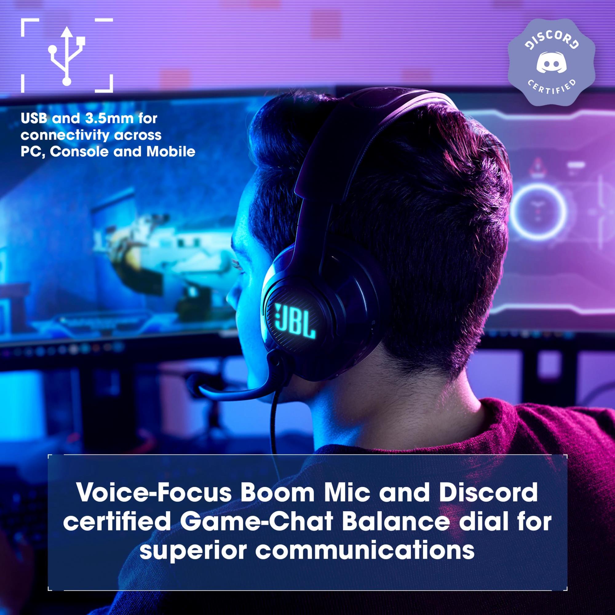 Навушники JBLQUANTUM400BLK дивитися зображення № 17