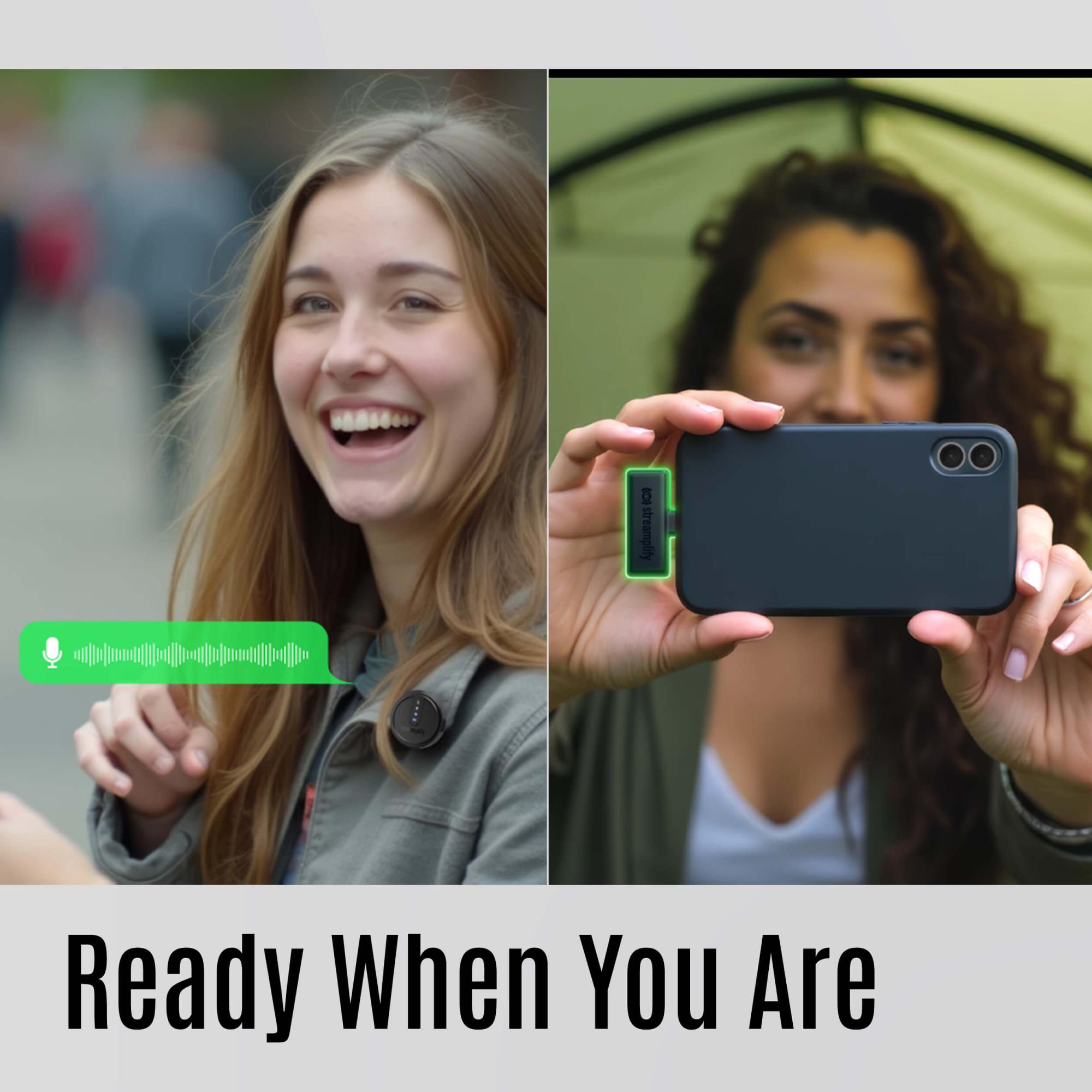 Мікрофон петличний бездротовий Streamplify MIC GO-48-WL, чорний на малюнкі №13