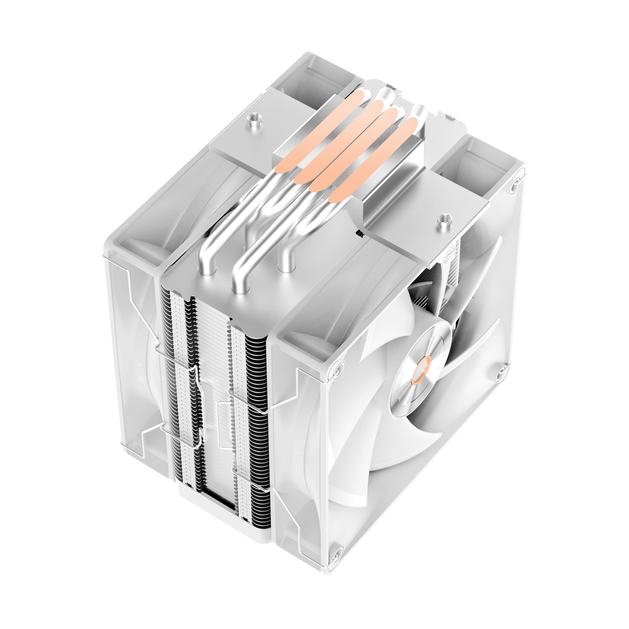 Система охолодження для компютерного процесора DELTA A40 ELITE WH DUAL FAN (DELTA-A40-WH2NNWN00X-GL) OCYPUS на малюнкі №6