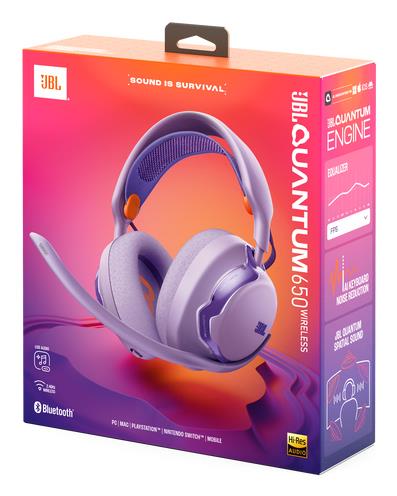 Навушники з БТ та мікрофоном JBL JBLQTUM650PUR на малюнкі №7
