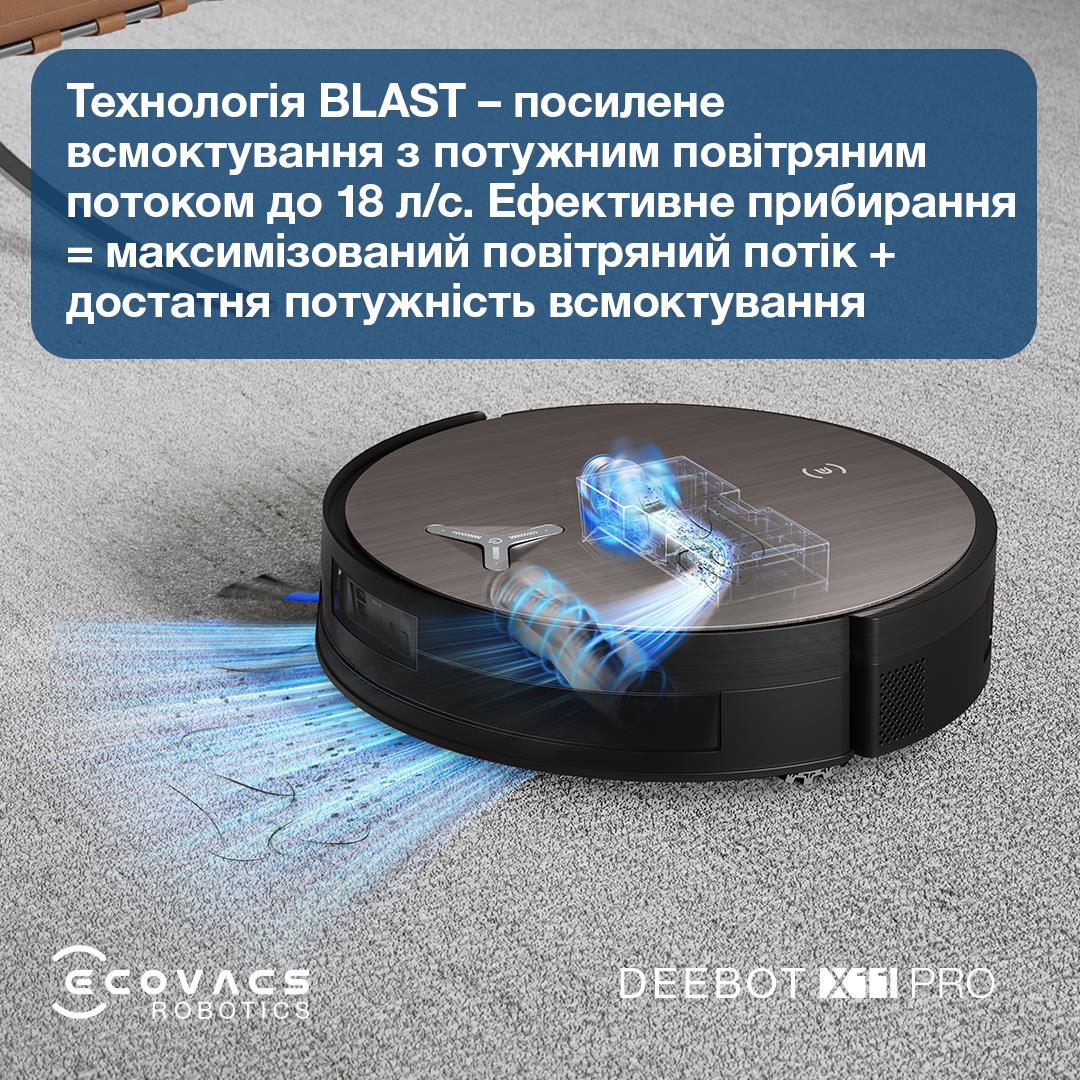 Робот-пилосос DEEBOT X11 PRO OMNI ECOVACS на малюнкі №21