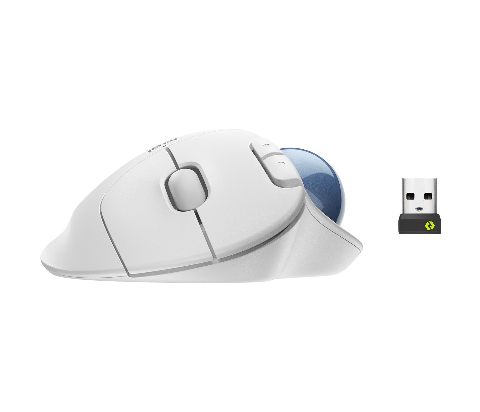  Маніпулятор миша бездротова LOGITECH TRACKBALL  ERGO M575 FOR BUSINESS  EMEA  OFFWHITE (910-006438) на малюнкі №3