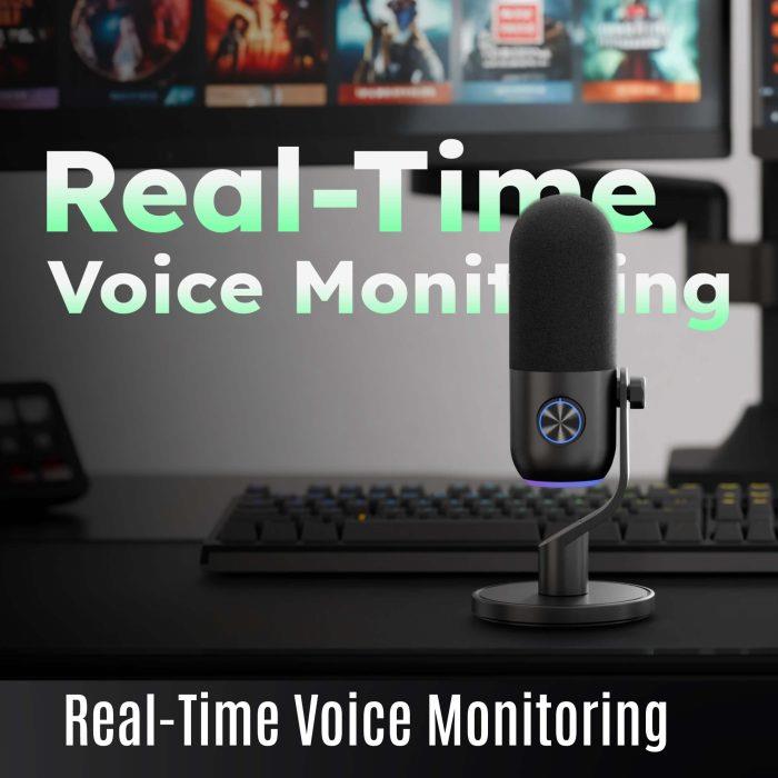 Мікрофон Streamplify MIC MINI-48-RGB-ST, чорний на малюнкі №14