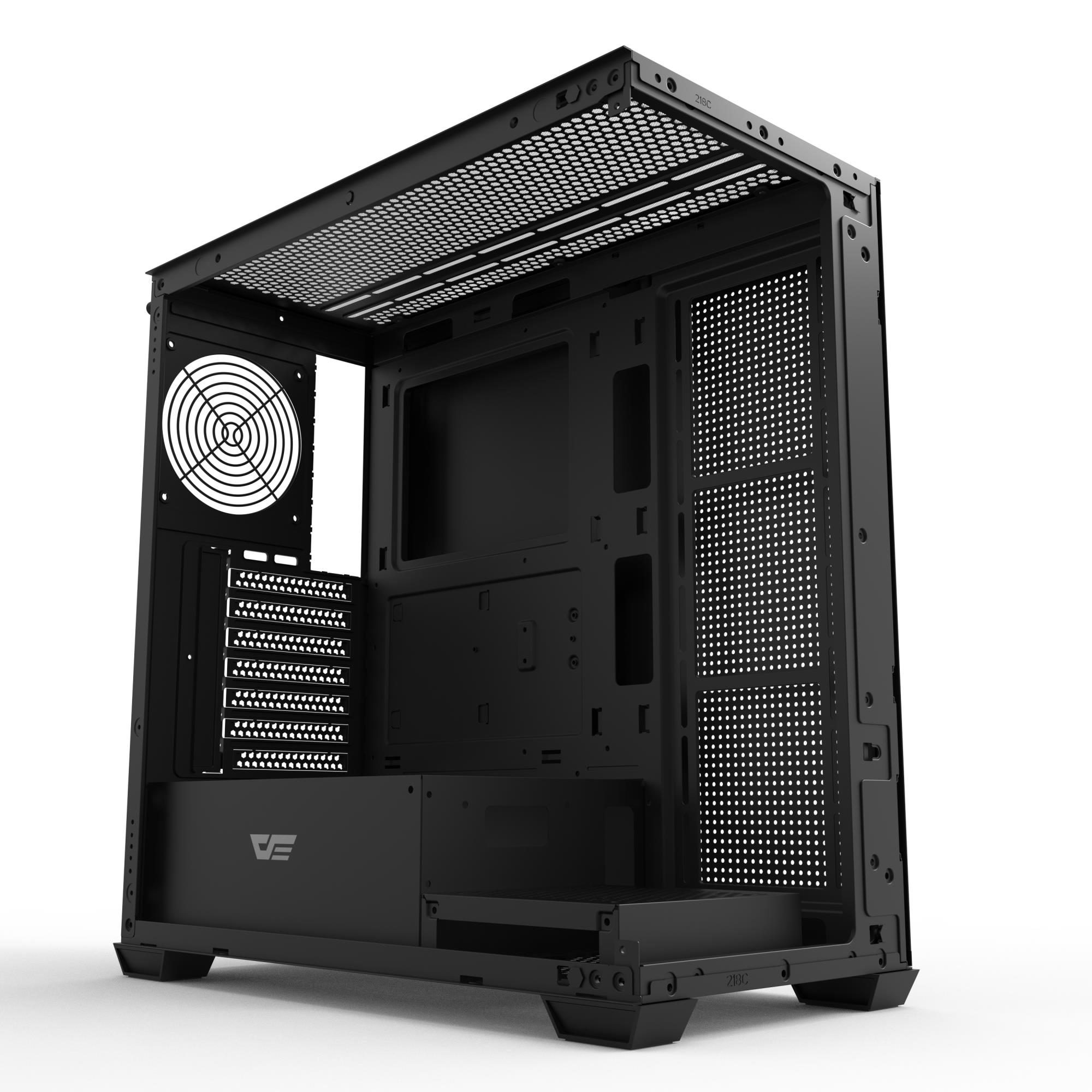 CASE MIDITOWER ATX W/O PSU/DS900 BLACK DARK FLASH
