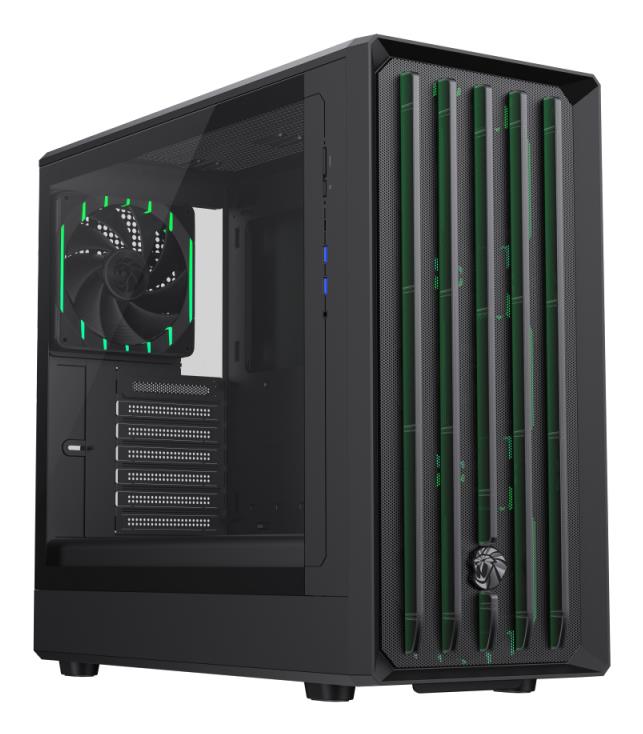 Корпус для компютера ATX W/O PSU CLAW 460 BK GAMEMAX на малюнкі №1