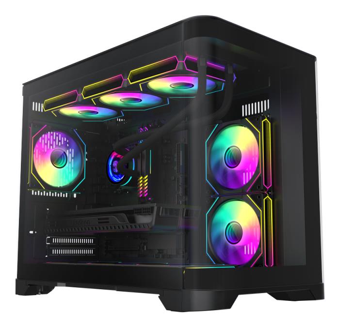 Корпус для компютера MATX W/O PSU HYPE-M BK GAMEMAX на малюнкі №1